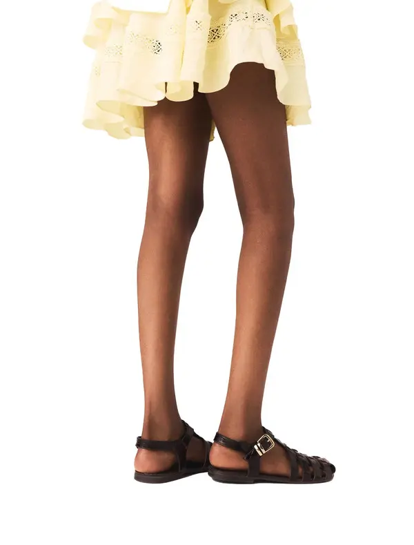 Multi-Strap Leather Sandals 3 Image