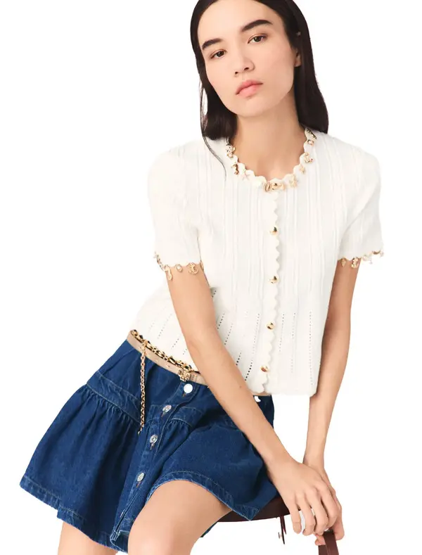 Gold Jewellery Cardigan 1 Image