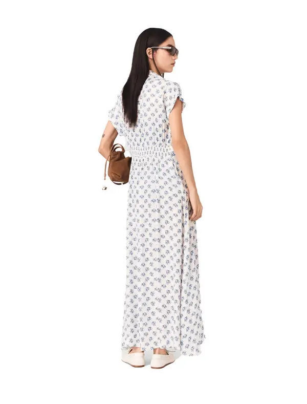 Jacquard Print Maxi Dress 2 Image