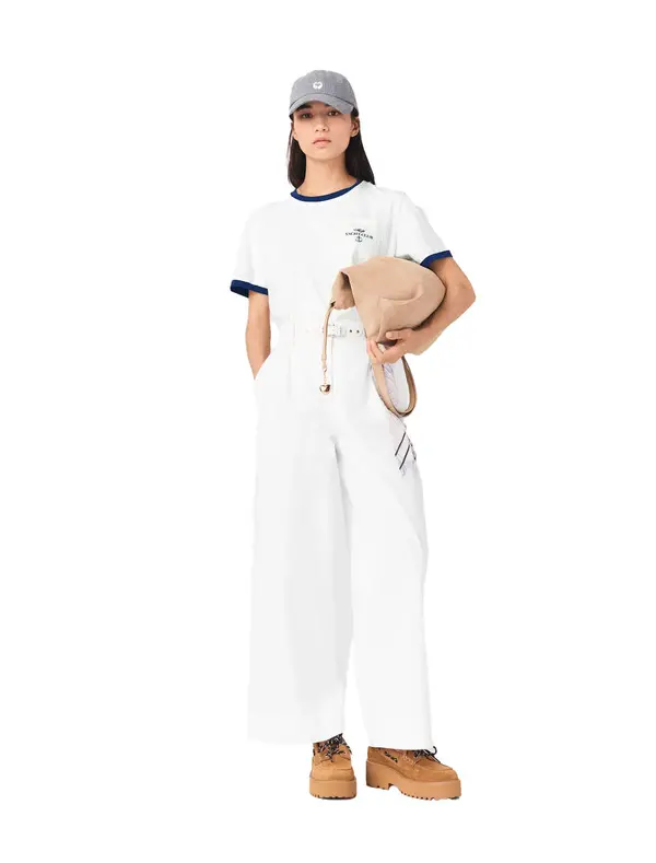 Layered-Look Short Sleeve T-Shirt 2 Image