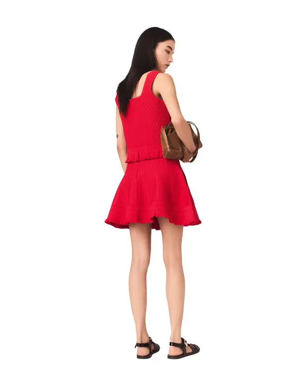 Ruffled Knit Top 1 Image