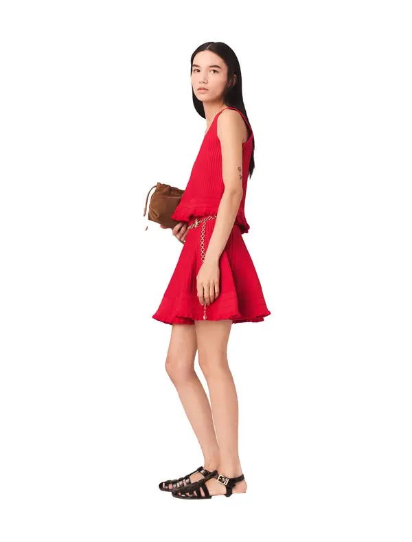 Ruffled Knit Top 2 Image