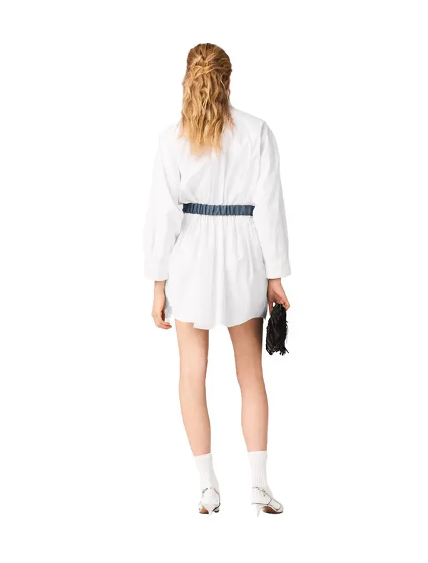 Shirt Dress With Contrast Belt 2 Image