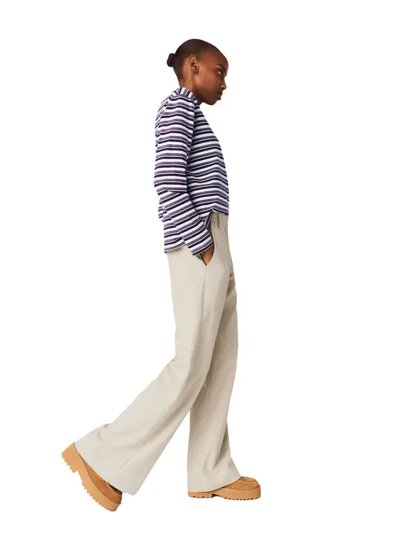 Wide Leg Suit Trousers 2 Image