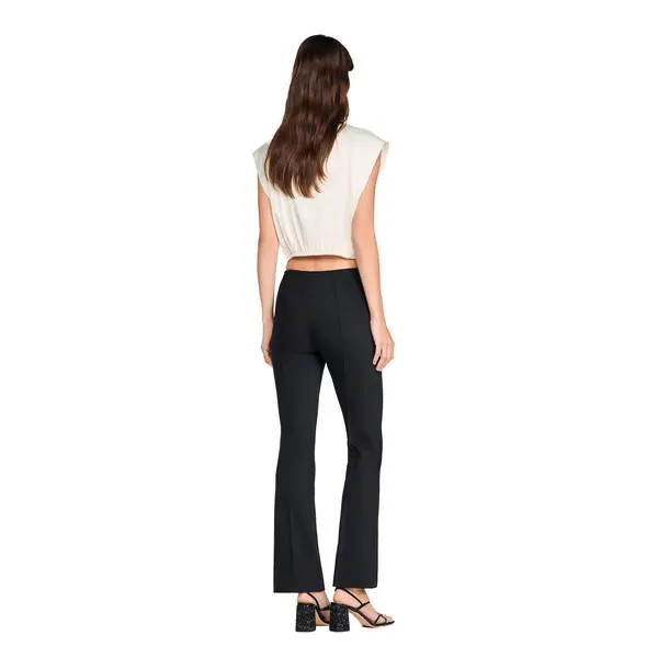 Pleat And Zip Trousers 3 Image