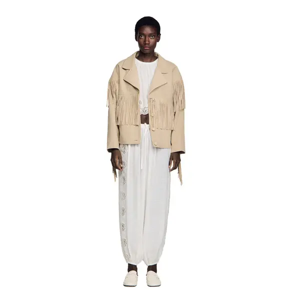 Fringed Suede Jacket 2 Image