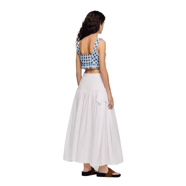 Linen Crop Top 2 Image