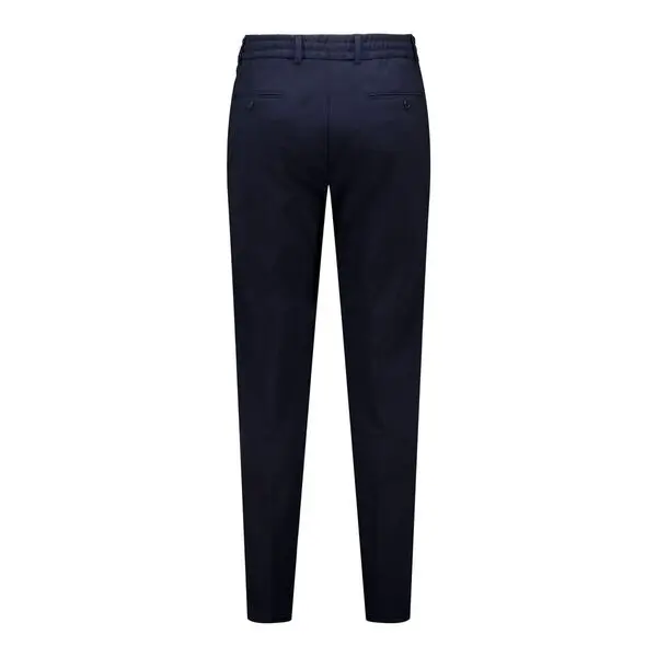Elastic Waistband Trousers with Drawbar 1 Image