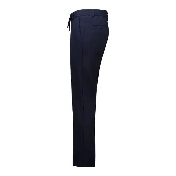 Elastic Waistband Trousers with Drawbar 2 Image