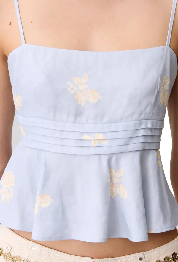 Floral Print Top 1 Image