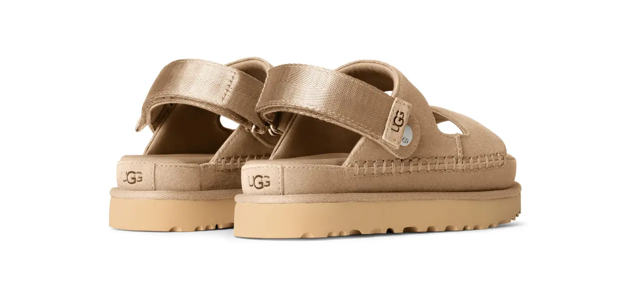 Goldenstar Glide Suede Double Straps Sandals 3 Image