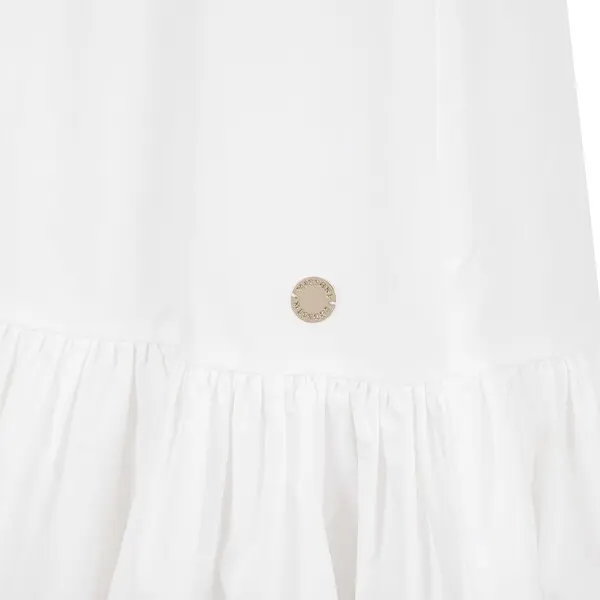 Cotton Drop-Waist Dress with Signature Zigzag Bodice 1 Image