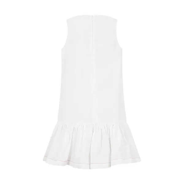 Cotton Drop-Waist Dress with Signature Zigzag Bodice 2 Image