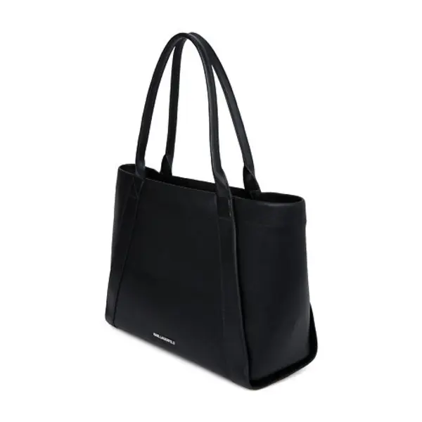Embossed Logo Leather Tote Bag 2 Image