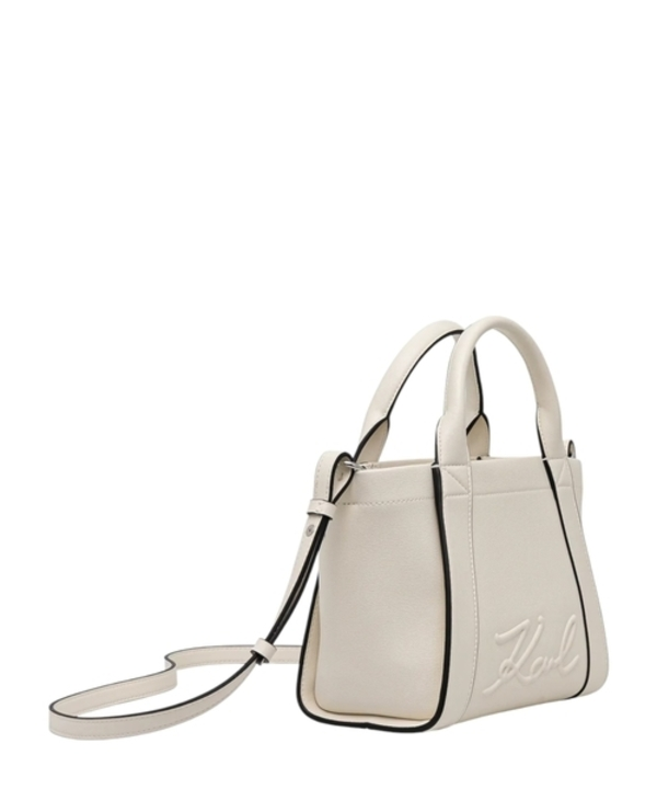 K/Signature Small Leather Tote Bag 1 Image