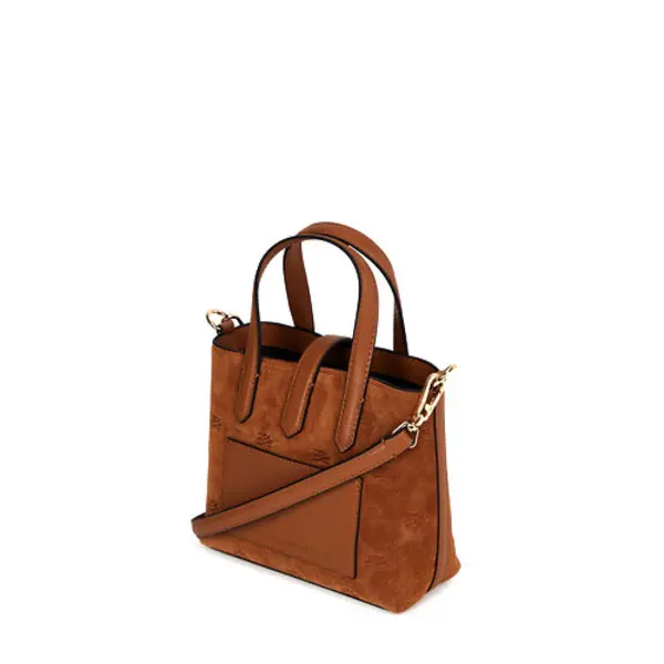 K/Autograph Suede Top Handle Bag 3 Image