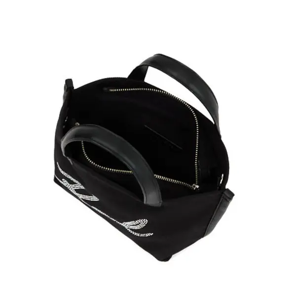 K/Signature Mini Rhinestone Shopper Bag 1 Image