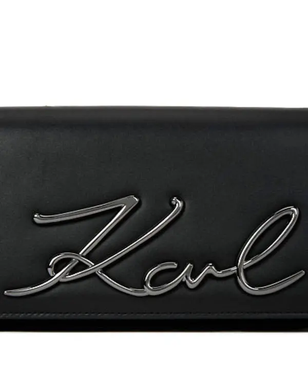 K/Signature Stud-Embellished Clutch Bag 1 Image