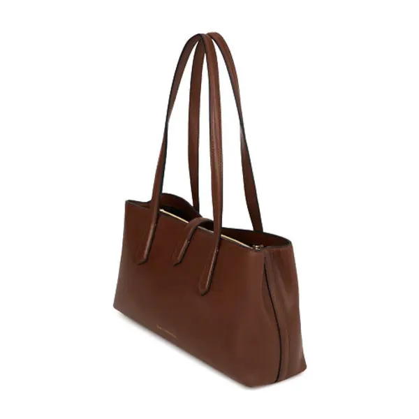 K/Autograph Padlock Leather Tote Bag 2 Image