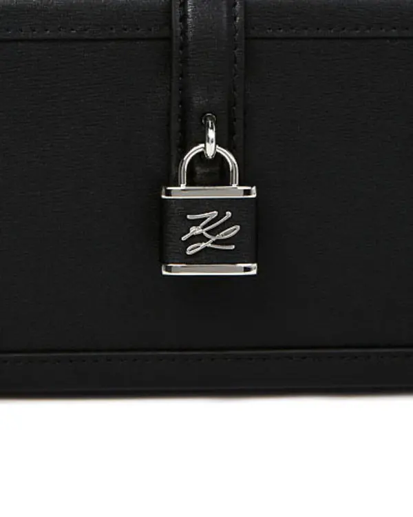 K/Autograph Padlock Trunk Clutch Bag  1 Image