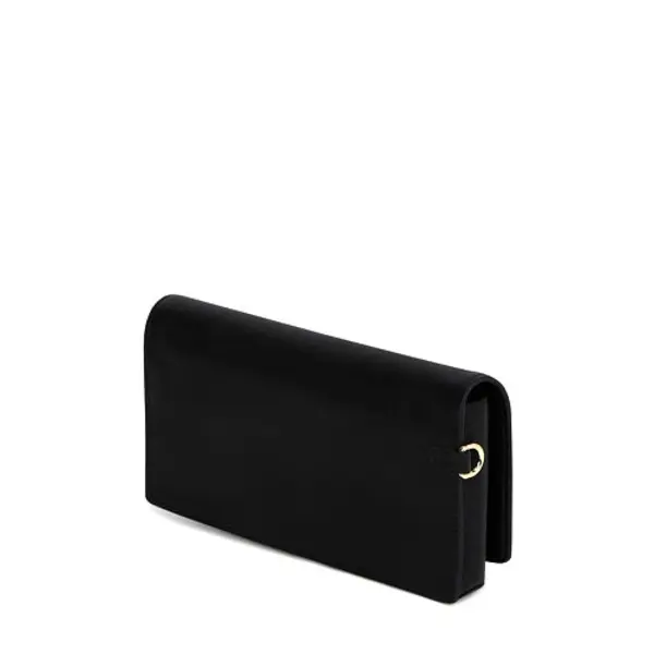 K/Signature Leather Wristlet Pouch Bag  2 Image