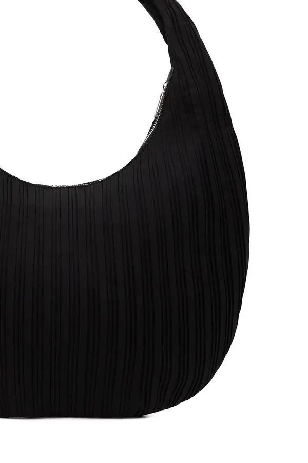 Ruched Nylon Shoulder Bag 1 Image