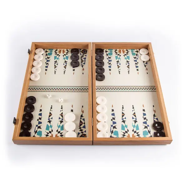 Wooden Backgammon printed-Anatolia 48x26cm 2 Image