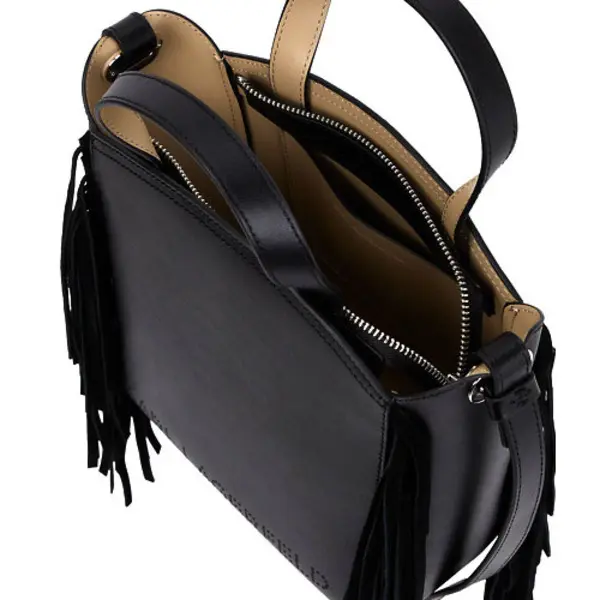 K/Circle Small Fringe Tote Bag 2 Image