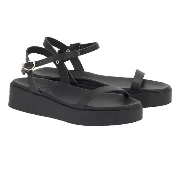 Minimalist Single-Strap Leather Sandals 2 Image