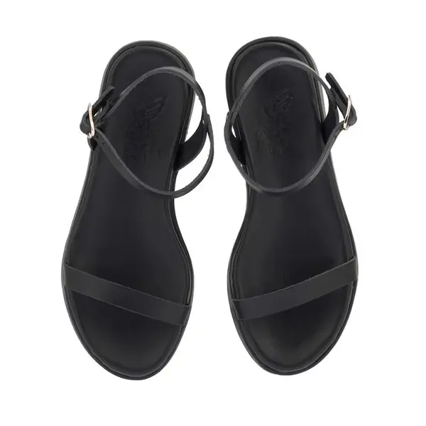 Minimalist Single-Strap Leather Sandals 3 Image