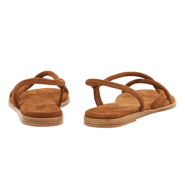 Minimalist Suede Slingback Sandals 2 Image