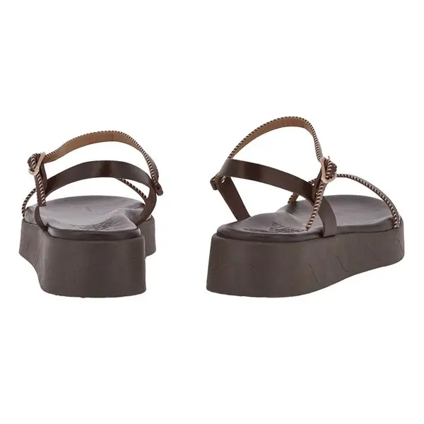 Flatform Strappy Sandals with Artisan Detail 3 Image