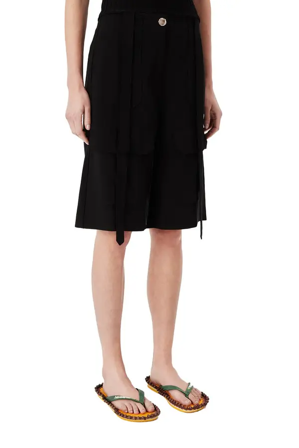 Bermuda Shorts with Patch Pockets 2 Image