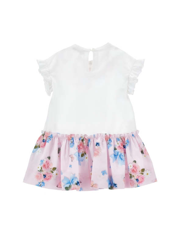 Floral Butterfly Ruffle Dress 2 Image