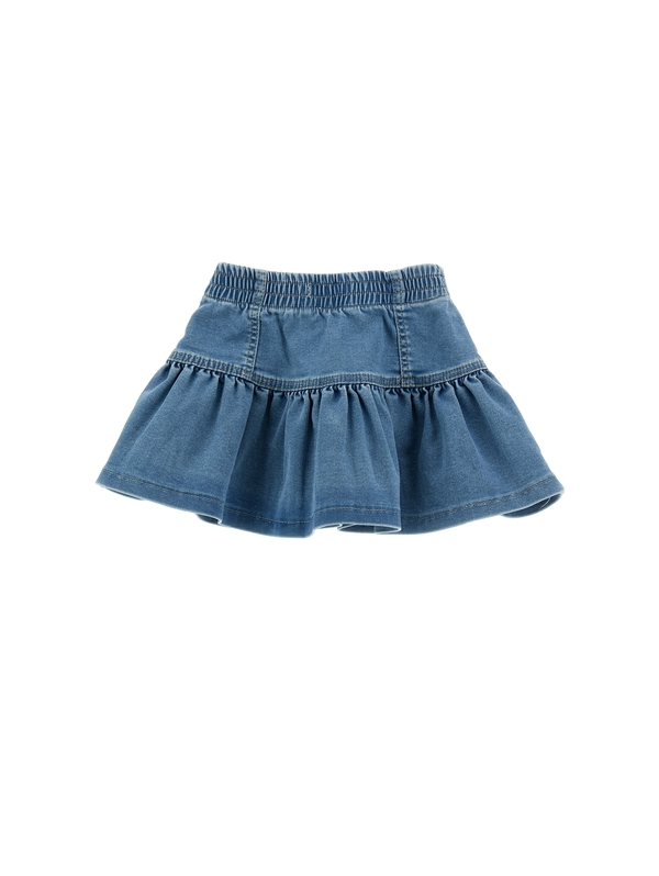 Baby Girl Strawberry Embroidery Denim Skirt 2 Image