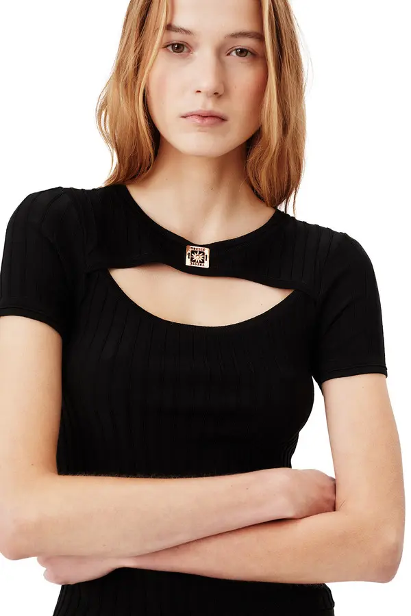 Fitted Knitted Top 1 Image