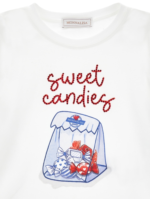 Sweet Candies Short Sleeve T-Shirt 1 Image