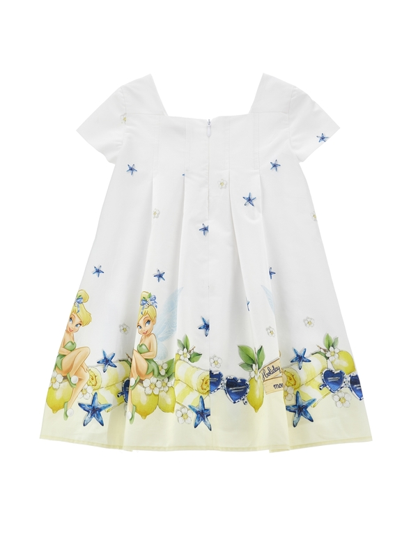 Kids Girls Tinker Bell Short Sleeve Dress 1 Image