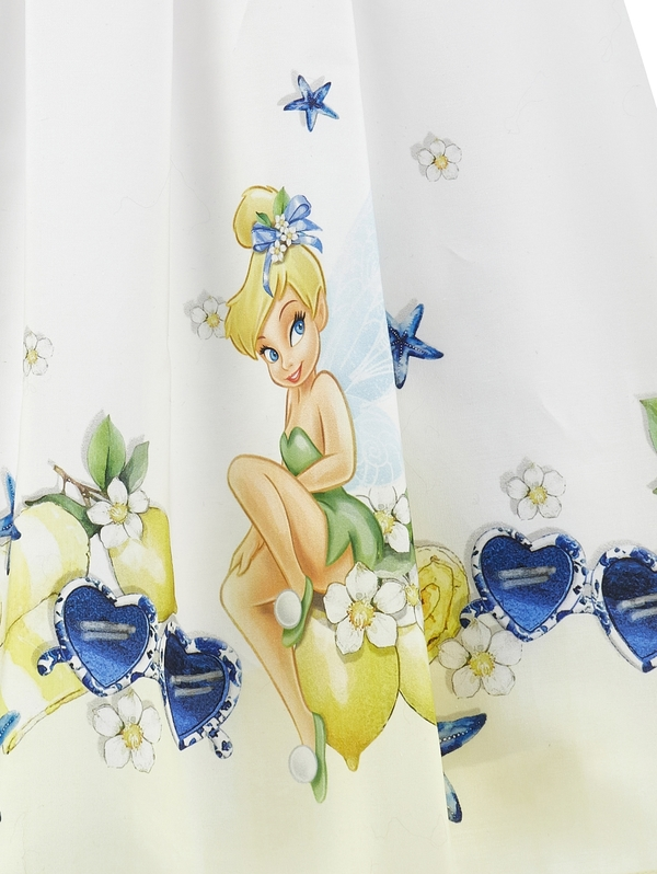 Kids Girls Tinker Bell Short Sleeve Dress 2 Image