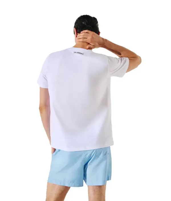 Vertical Logo Regular Fit Beach T-shirt 2 Image