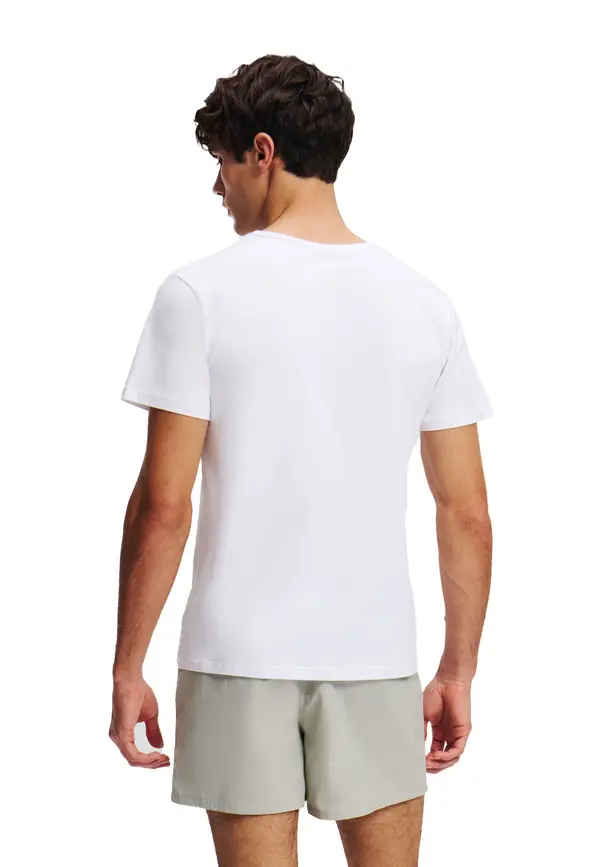 Pack of 2 - V-neck Logo T-shirt 3 Image