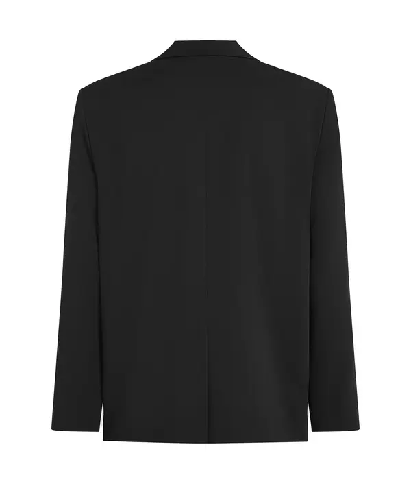 Denim Panel Blazer 3 Image