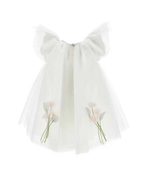 Tulle Dress with Flowers 3 Image