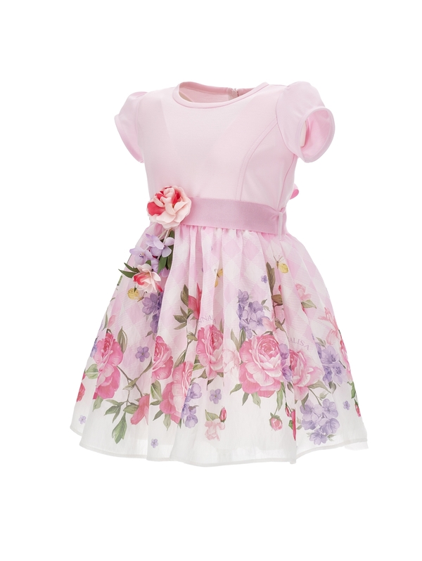 Lavender Floral Party Dress 2 Image
