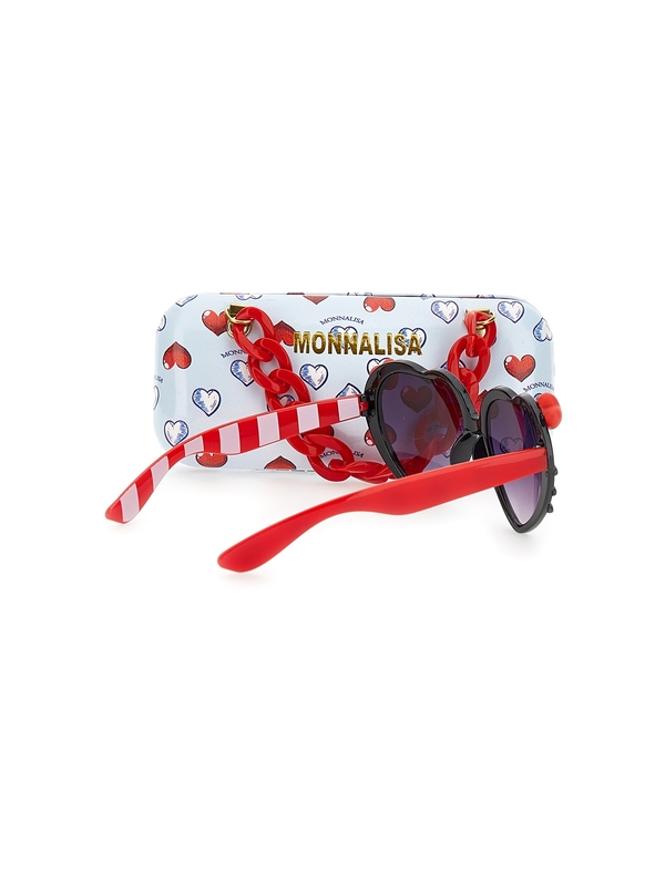 Kids Girls Heart Sunglasses 2 Image