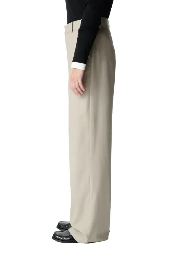 Straight Cut Suit Pants 1 Image