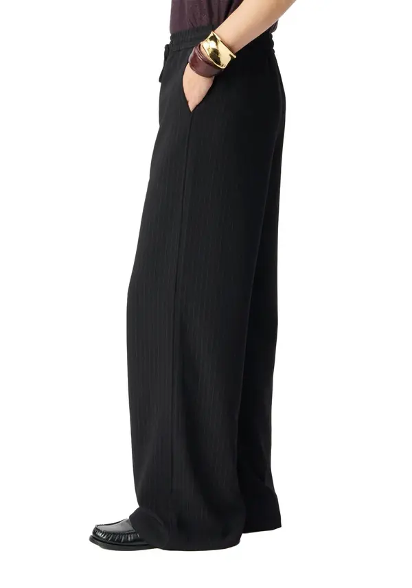 Pinstripe Tennis Suit Pants 1 Image