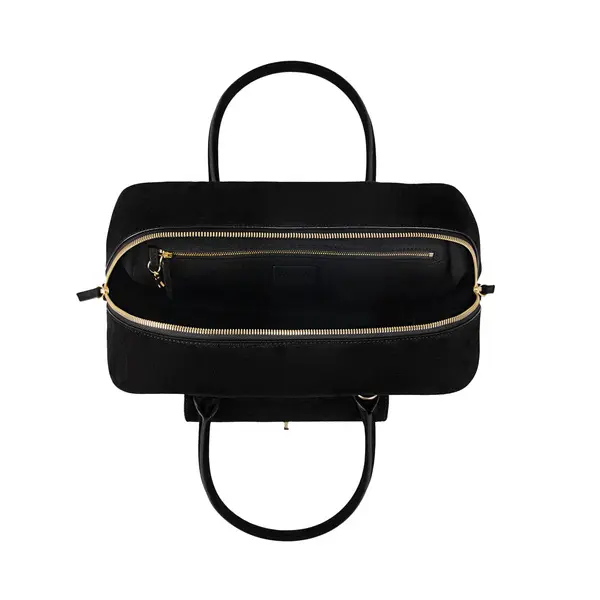 Suede Shoulder Bag with Front Pocket 2 Image