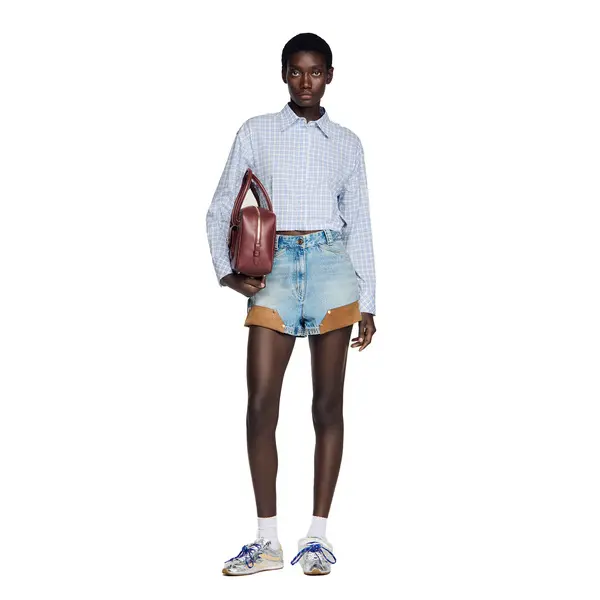 Short Checked Shirt 1 Image