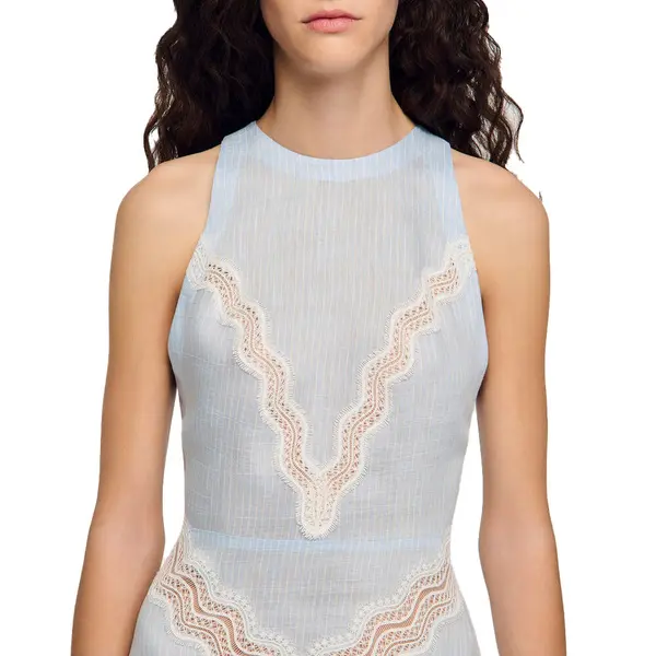 Maxi Dress With Lace Details 2 Image